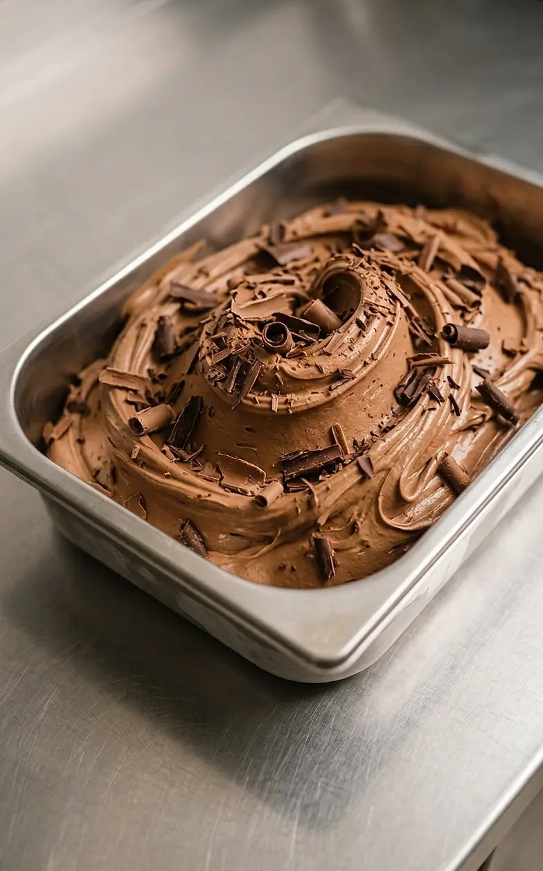 Preparazione gelato artigianale